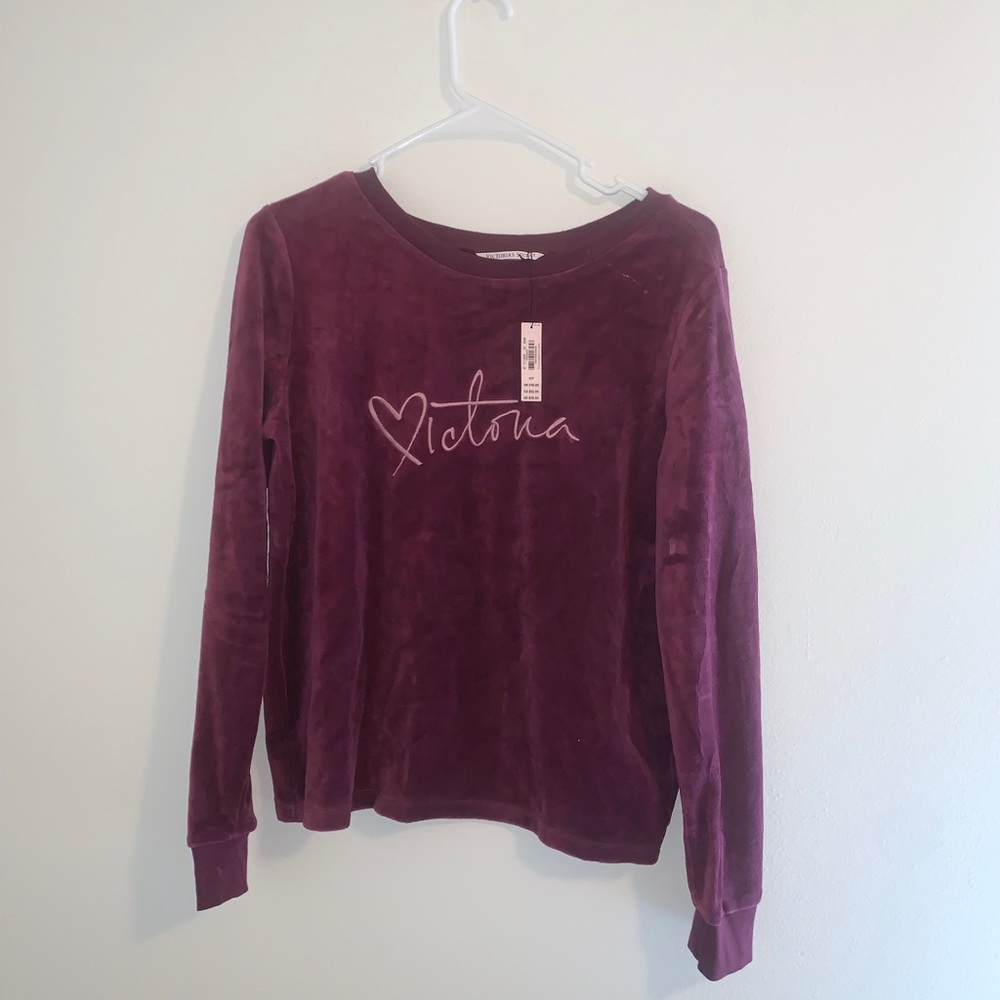 Fleece Victoria secret top NWT